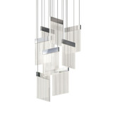 V Panels 112.8W 8 LED Pendant 23.5 Inch Tall X 16.25 Inch Wide by Sonneman - 3094