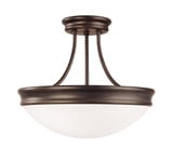 3 Light 14 Inch Wide Flush Mount by Capital - 2037