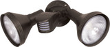 Two Light Outdoor Flood Light and Adjust Swivel and Motion Sensor by Nuvo - SF76-53