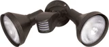Two Light Outdoor Flood Light and Adjust Swivel and Motion Sensor by Nuvo - SF76-53