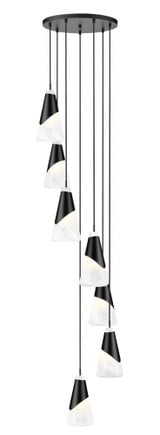 Aimie 7 Light Chandelier 13.25 Inch Tall and 18 Inch Wide by Z Lite - 828P6-7R