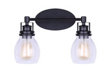 Carson 2 Light Vanity Light by Canarm - IVL705A02BK