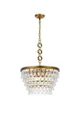 Nordic 5 Light Large Pendant 19 Inch Wide by Elegant - 1219D19