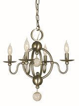 Quatrefoil 4 Light Small Chandelier by Framburg 1159 - 1159