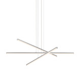 Stix 126W 3 LED 3 Arm Chandelier 3 Inch H and 40 Inch W by Sonneman - 2763-J20