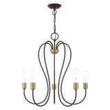 Lucerne 5 Light Medium Chandelier by Livex - 41365