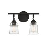 Fuller 2 Light Bath Vanity 11 Inch Tall and 15 Inch Wide by Savoy House - L8-8055-2