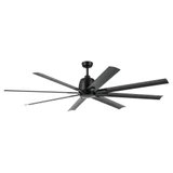 Breda 8 Blade Ceiling Fan 16.4 Inches Tall and 75 Inches Wide by Kichler - 310275