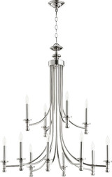 Rossington 12 Light Large Chandelier by Quorum - 6022-12