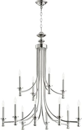 Rossington 12 Light Large Chandelier by Quorum - 6022-12