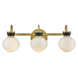 Lucy 21W 3 LED Medium Bath Vanity 9.5 Inch Tall and 25 Inch Wide by Lark - 85593