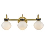 Lucy 21W 3 LED Medium Bath Vanity 9.5 Inch Tall and 25 Inch Wide by Lark - 85593