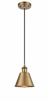 Smithfield 1 Light Cord Hung Small Pendant by Innovations - 516-1P-M8