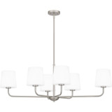 Gallagher 6 Light Oversized Linear Chandelier by Quoizel - GGR642
