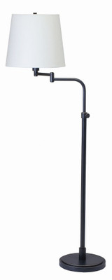 Townhouse 1 Light Adjustable Swing Arm Floor Lamp 58 x 13 x House of Troy - TH700-OB