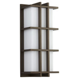 Telshor 10.1W 1 LED Outdoor Wall Mount 16.5 Inch X 7.25 Inch Wide by Oxygen - 3-710