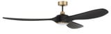 Envy 3 Blade Ceiling Fan with Light Kit 84 Inches Wide by Craftmade - EVY84SB3