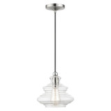 Everett 1 Light Small Pendant by Livex - 52831