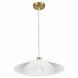 Pima 1 Light Pendant 5.25 Inch Tall and 17.75 Inch Wide by Dainolite - PIM-171P