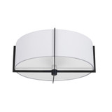 Preston 3 Light 15 Inch Wide Semi Flush Mount by Dainolite - PST-153SF