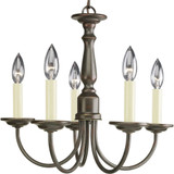 Trinity 5 Light Small Chandelier by Progress - P4009