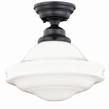 Huntley 1 Light 4.75 Inch Wide Semi Flush Mount by Vaxcel - C0176