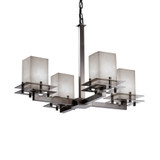Clouds Metropolis 4 Light Medium Chandelier by Justice Design - CLD-8100-15