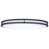 Glamour 50W LED Oval Flush Mount 4.34 Inch Tall and 17.99 Inch Wide by Nuvo - 62/1881