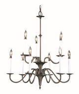 Jamestown 9 Light Large Chandelier by Framburg 9229MB - 9229MB