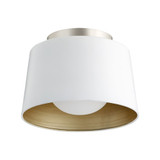 Trapeze 1 Light 10.5 Inch Wide Flush Mount by Quorum - 3003-11