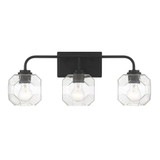 Baldwin 3 Light Bath Vanity 9.5 Inch Tall and 24 Inch Wide by Savoy House - L8-4399-3