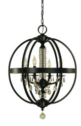 Olivia 4 Light Medium Chandelier by Framburg - 5714