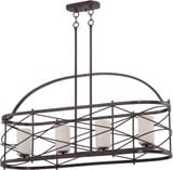 Ginger 4 Light Mini Chandelier by Nuvo - 60-4G