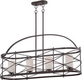 Ginger 4 Light Mini Chandelier by Nuvo - 60-4G