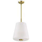 Lune 3 Light Pendant 17 Inch Tall and 12 Inch Wide by Nuvo - 60/8228