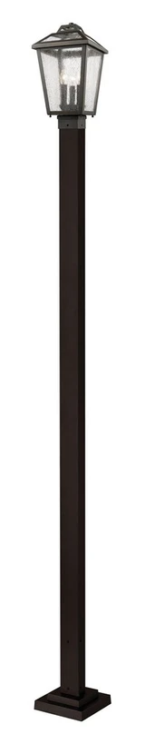 Bayland 3 Light Outdoor Post Mount Lantern 9.25 x 111 Inches by Z-Lite - 539P1H