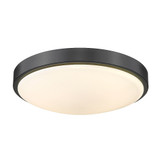 Gabi 24W 1 LED 12.25 Inch Wide Flush Mount by Golden - 9128-FM13