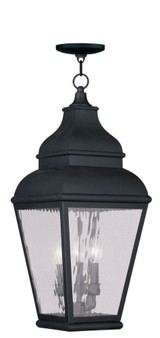 Exeter 4 Light Water Glass Outdoor Wall Lantern by Livex - 2607