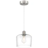 Port Nine 9W 1 LED Pendant 9.25 x 9 Inches by Access 63141LEDDLP-BS - 63141LEDDLP-BS