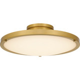 Donne 25W LED Semi Flush Mount 5 Inch Tall and 15.75 Inch Wide by Quoizel - QSF6784