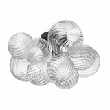 Charlize 3 Light 14.5 Inch Wide Flush Mount by Dainolite - CLZ-143FH