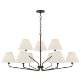 Chadwick 9 Light Chandelier 22.25 Inch Tall and 45 Inch Wide by Capital - 456691