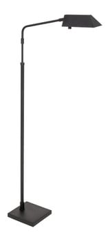 Newbury 5W 1 LED Adjustable Floor Lamp 54 x 10 Inches by House of Troy - NEW200-AB