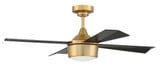 Theo 4 Blade Ceiling Fan with Light Kit 42 Inch Wide by Craftmade - THO42