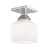 Aragon One Light 4.75 Inch Wide Flush Mount by Livex - 10280