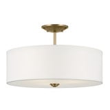 Shailene 3 Light 18 Inch Wide Drum Semi Flush Mount by Kichler - 43692