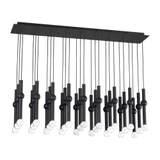 Guyed 27 Light Mini Chandelier by VC Modern 700TRSPGYD27TB-LED930277 - 700TRSPGYD27TB-LED930277