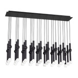 Guyed 27 Light Mini Chandelier by VC Modern 700TRSPGYD27TB-LED930277 - 700TRSPGYD27TB-LED930277
