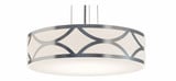 Lake 3 Light Large Pendant 24 Inch Wide by AFX - LAKP24MB