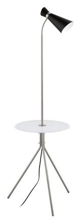 Policara 1 Light Floor Lamp 62.75 x 24.13 Inches by Eglo - 203647A
